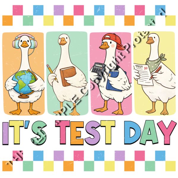 Its Test Day Goos Checkered Thumbnail